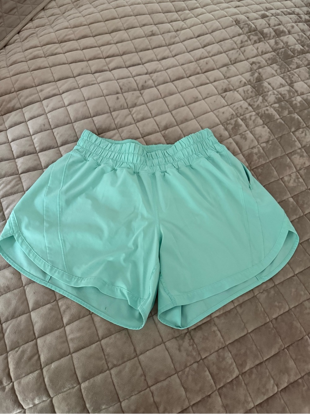 lululemon athletica Mint Green Athletic Shorts